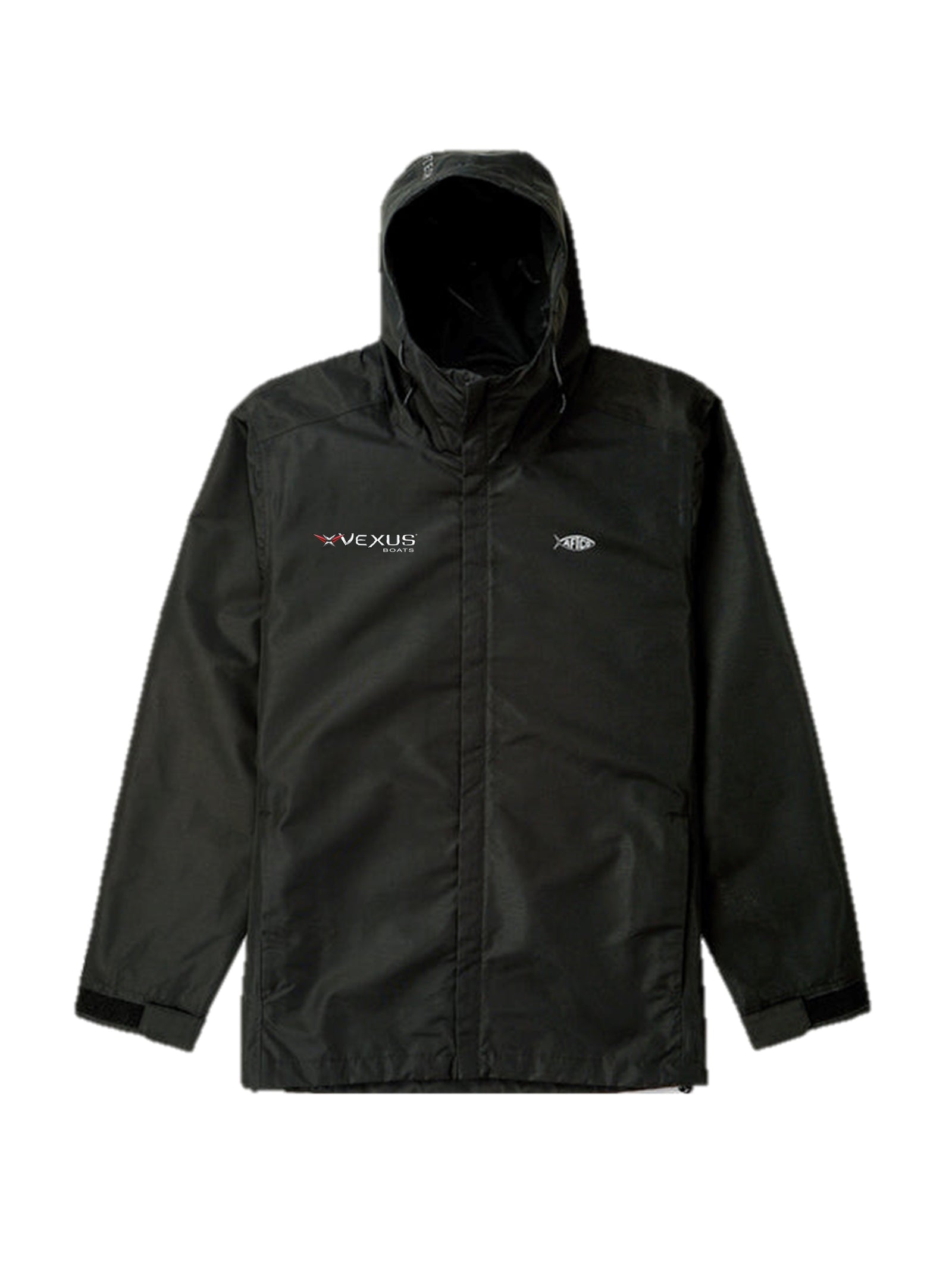 VEXUS / AFTCO Black Crossing Packable Jacket