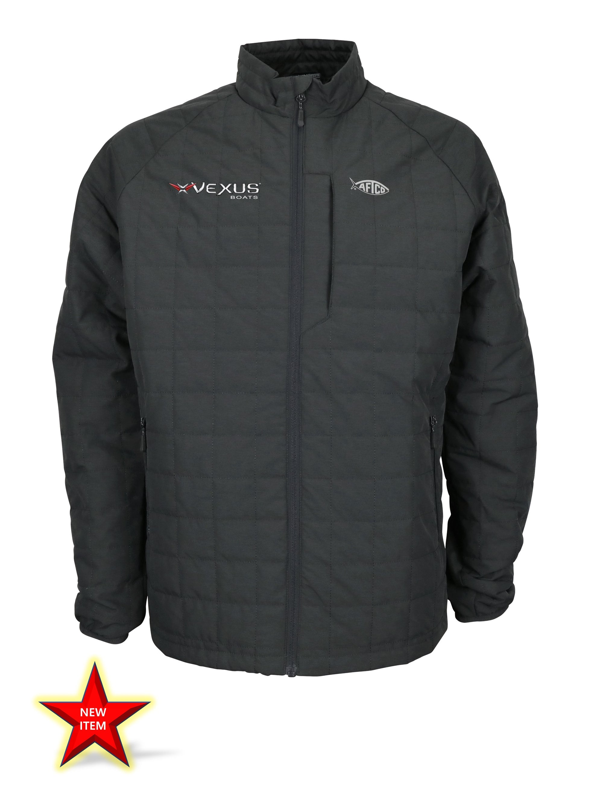 VEXUS® / AFTCO Charcoal Pufferfish Jacket