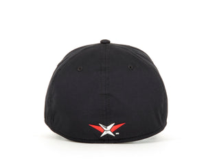 VEXUS® Chrome Logo Black Performance Stretch Fit Hat