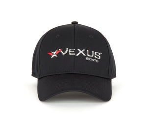VEXUS® Chrome Logo Black Performance Stretch Fit Hat
