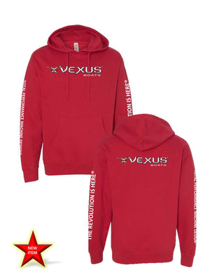 VEXUS® Red Corporate Logo Pullover Hood
