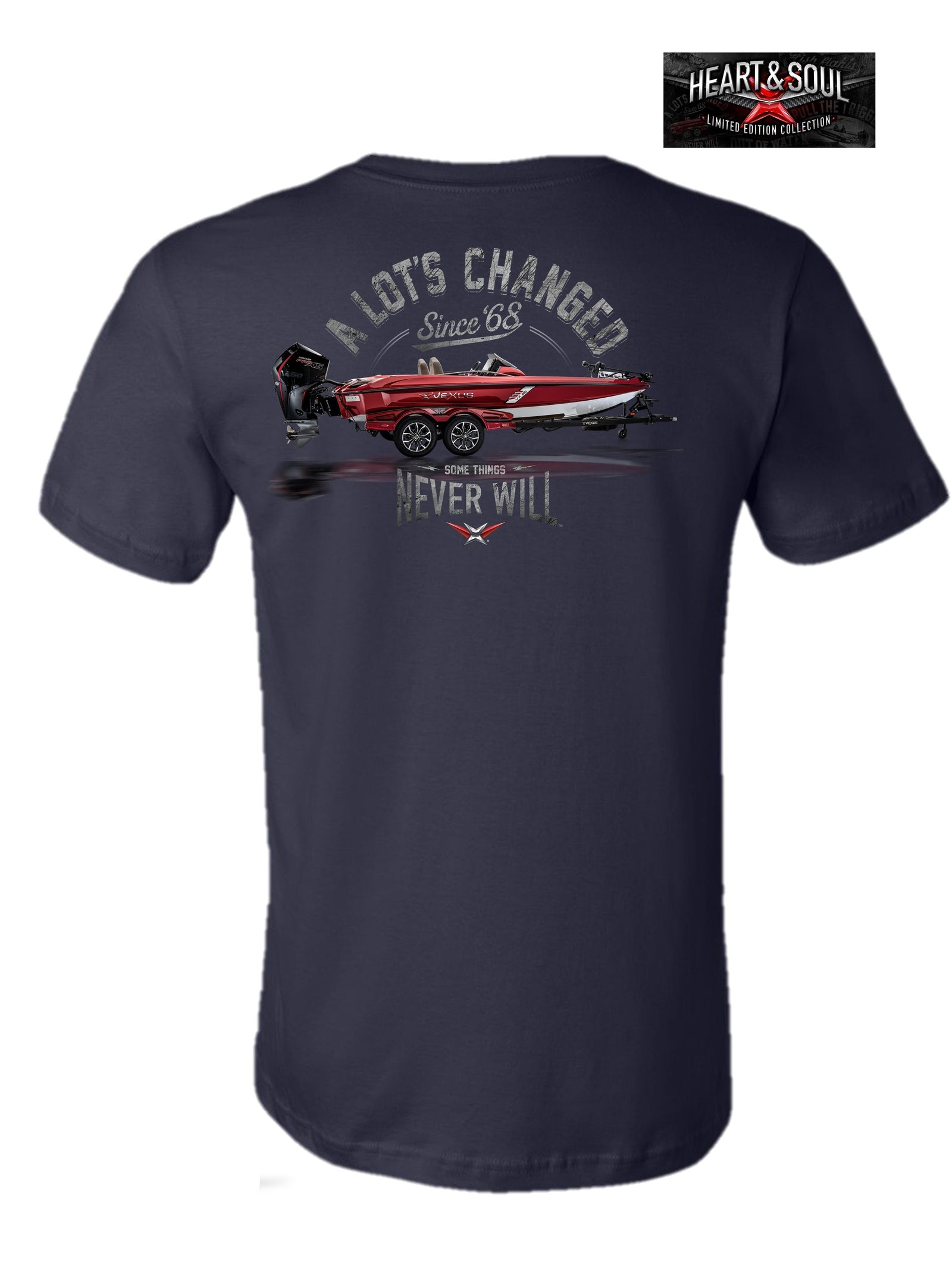 VEXUS® Navy Since '68 Performance Tee