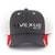 VEXUS® Charcoal / White Mesh Stripe Bill Hat