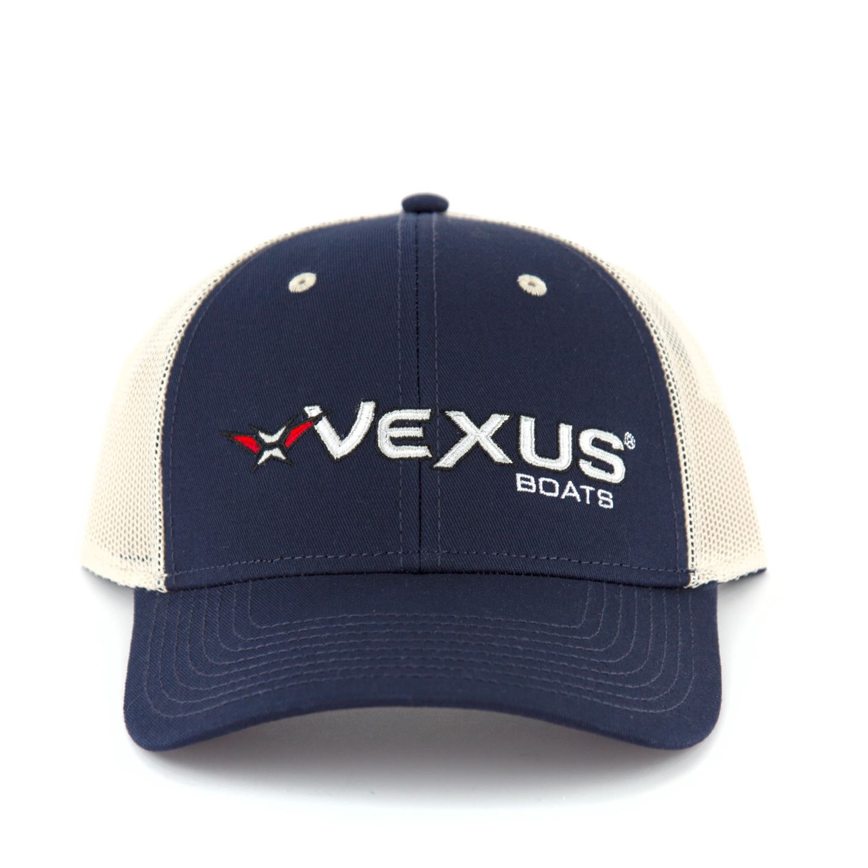 VEXUS® Navy / Stone Mesh Logo Hat - VexusGear / Topwater Brands