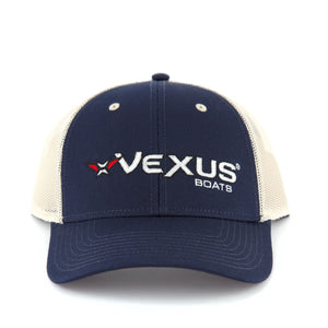 VEXUS® Navy / Stone Mesh Logo Hat