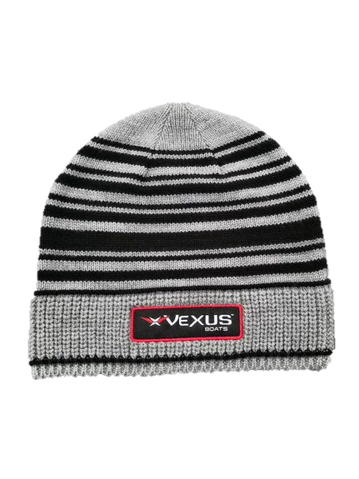 VEXUS® Grey / Black Stripe Beanie - VexusGear / Topwater Brands