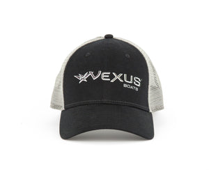 VEXUS® Black/Grey Mesh Iridescent Logo Hat